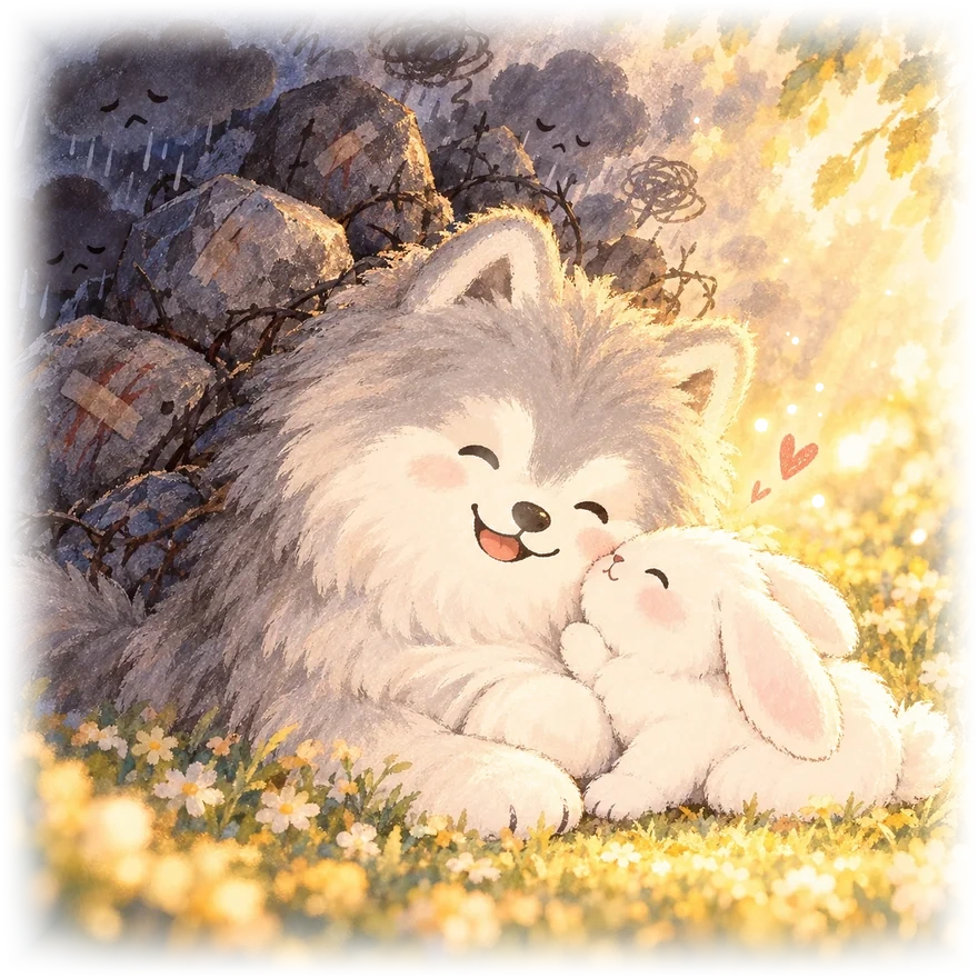 retreat 情境水彩插畫