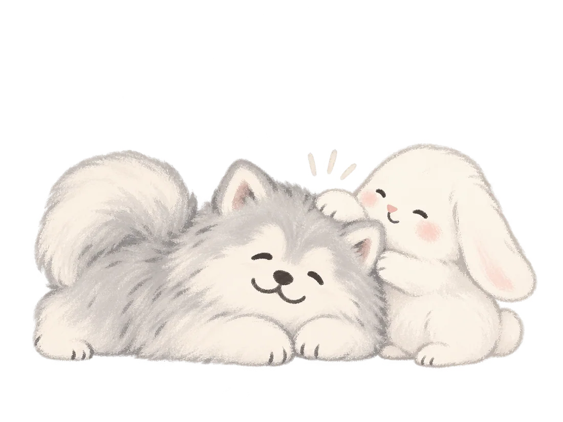 lover 情境水彩插畫
