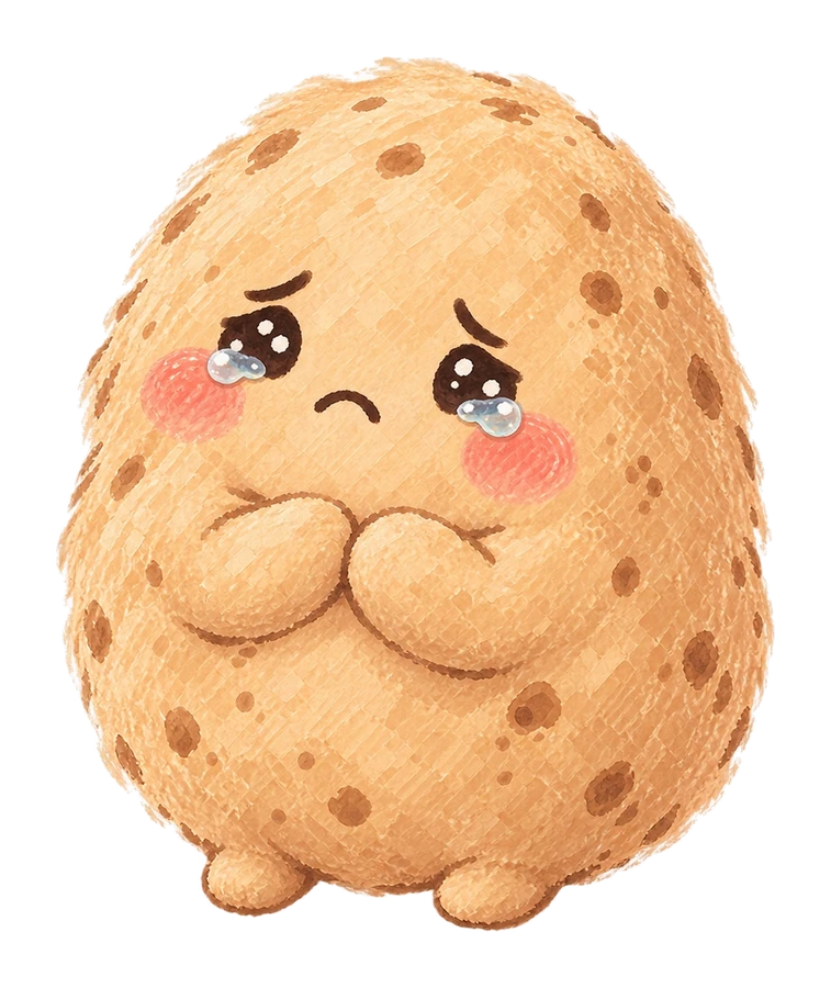 委屈流淚的土豆